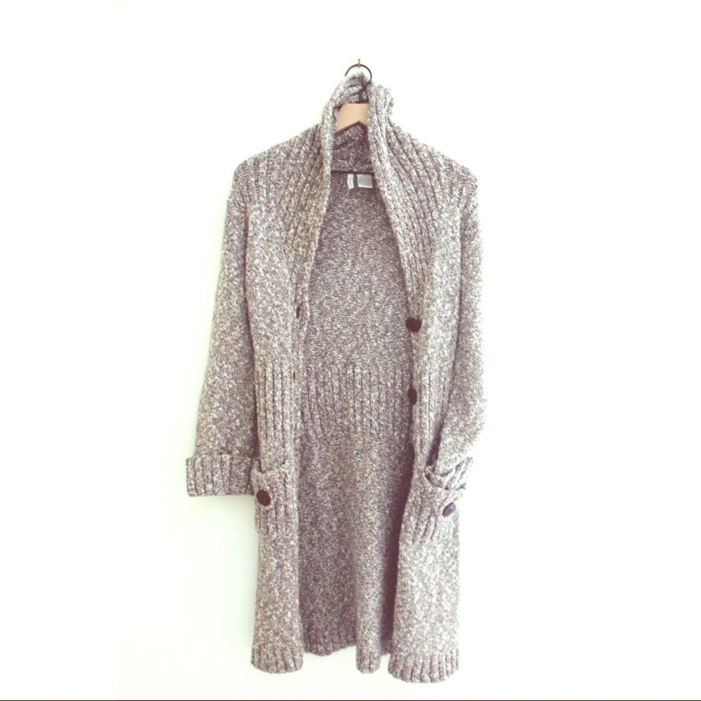 Anthropologie Moth Long Duster sweater cardigan